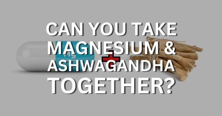 Can I Take Ashwagandha And Moringa Powder Together